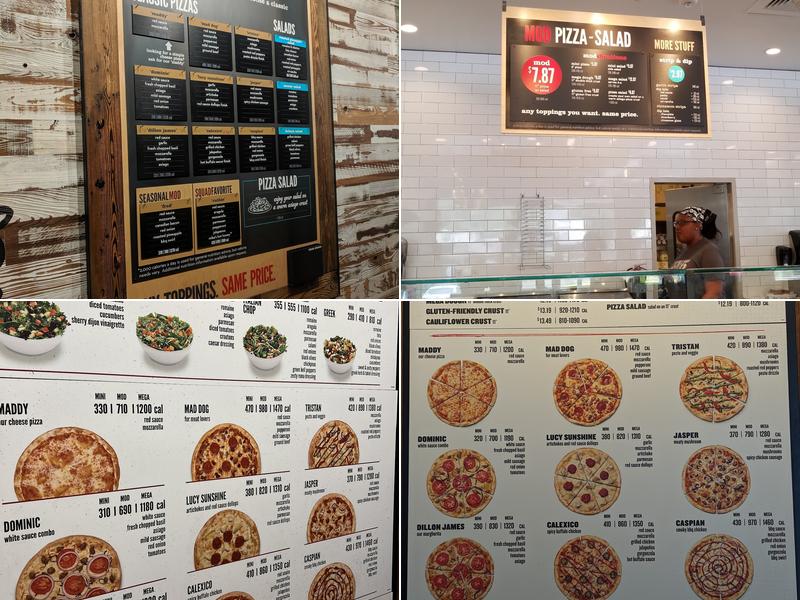 MOD Pizza Menu