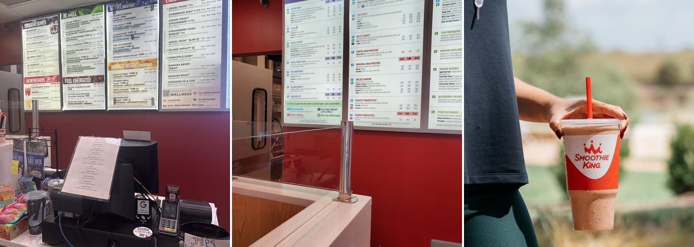 Smoothie King Menu
