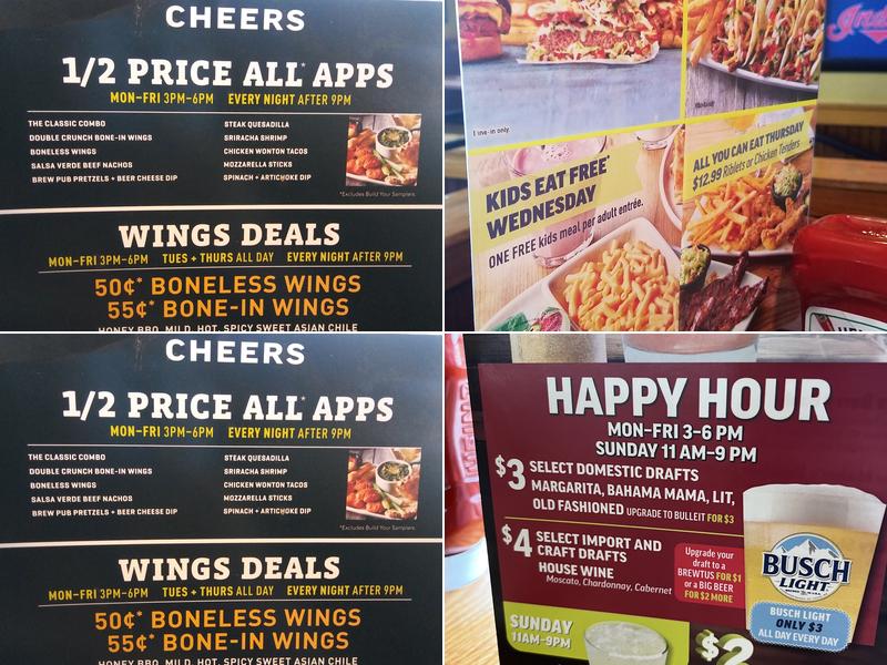 Applebee's Grill + Bar Menu