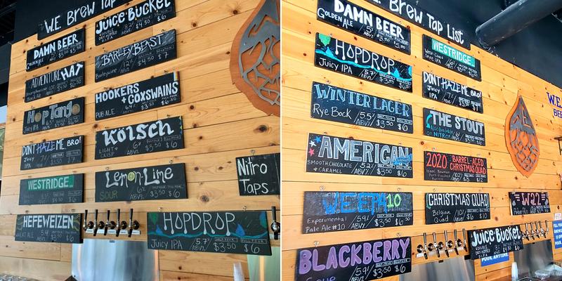 Water's End Brewery in Lake Ridge Menu