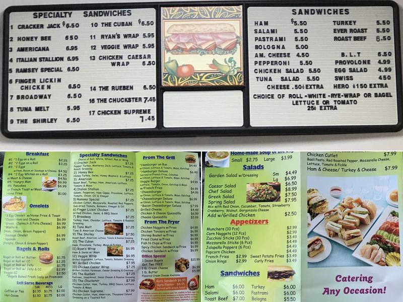 Ramsey Deli Inc Menu