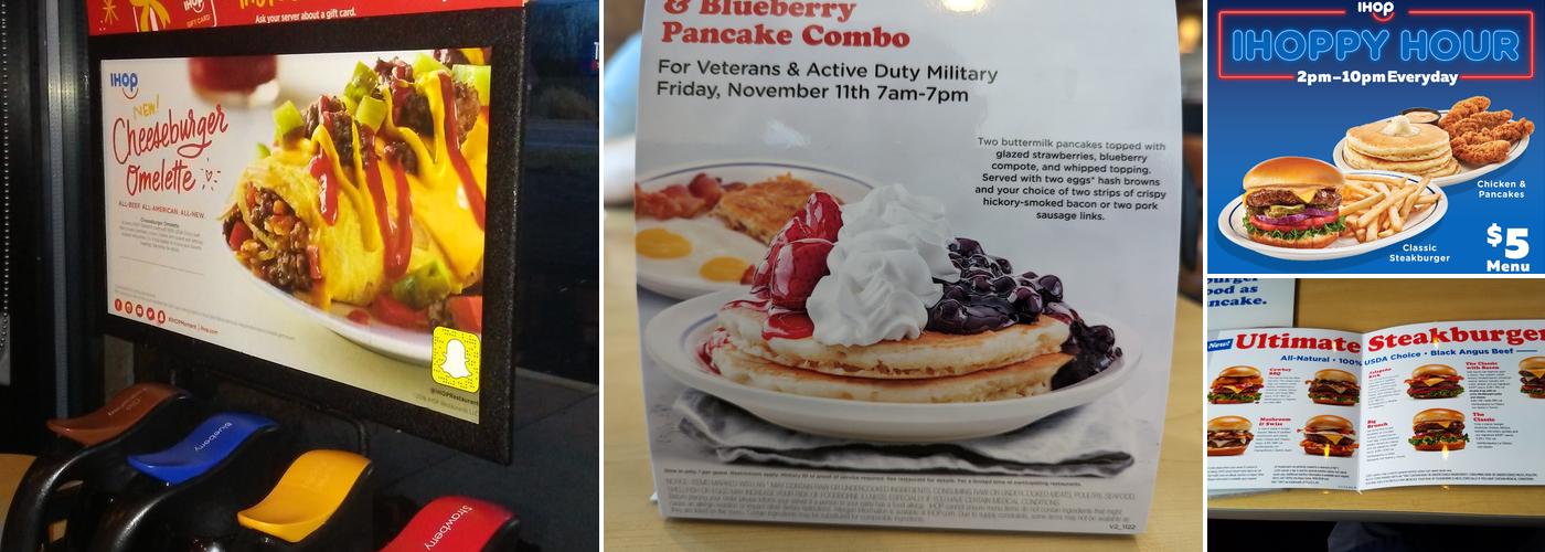 IHOP Menu
