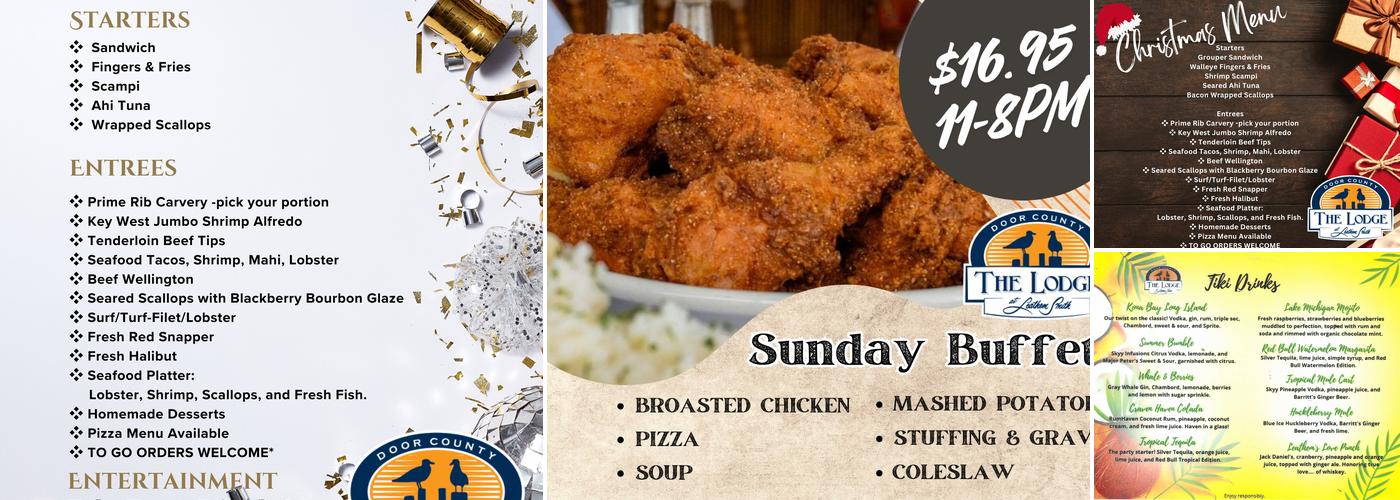 The Lodge at Leathem Smith Menu