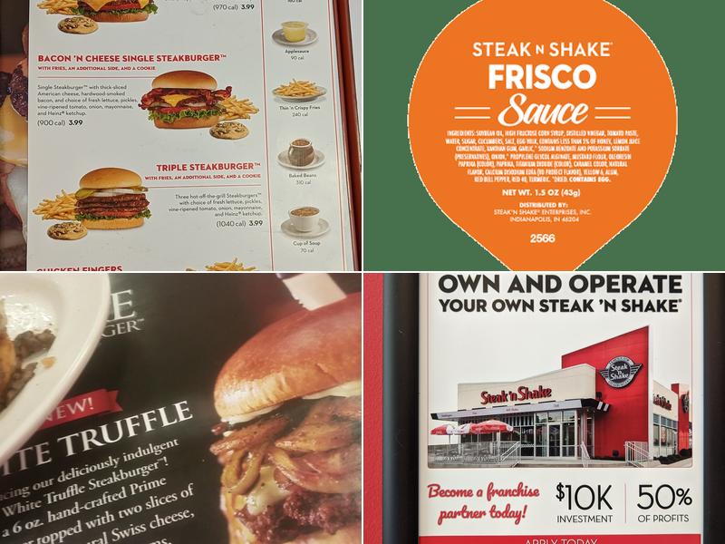 Steak 'n Shake Menu