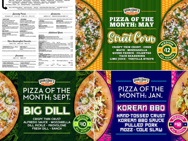 DoubleDave's Pizzaworks Menu