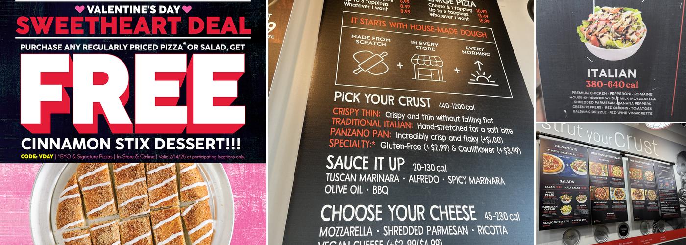 Pie Five Pizza Menu