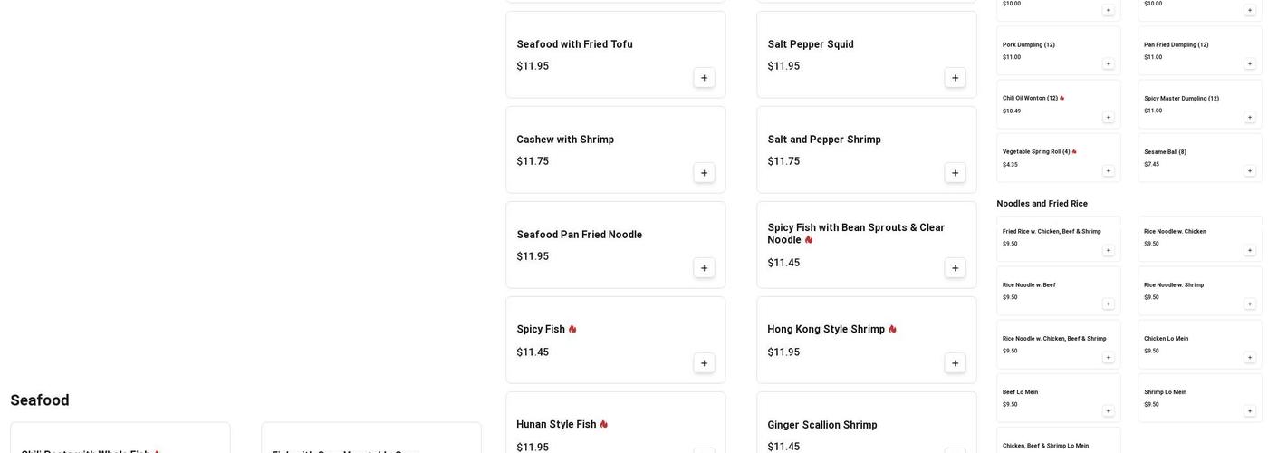 China Kitchen Menu