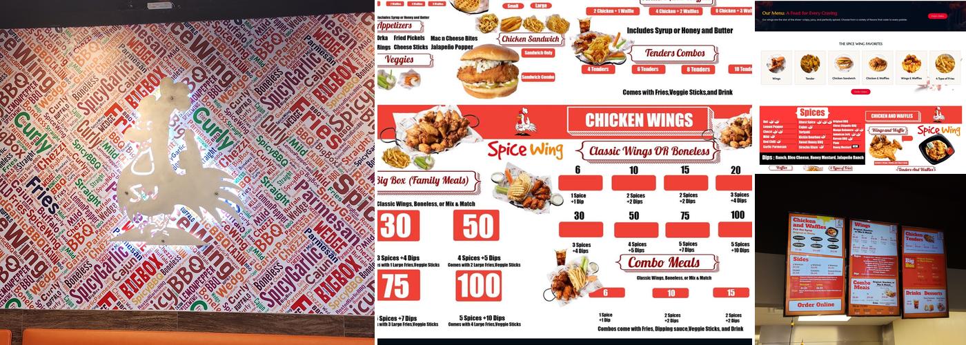 Spice Wing Dawsonville Menu