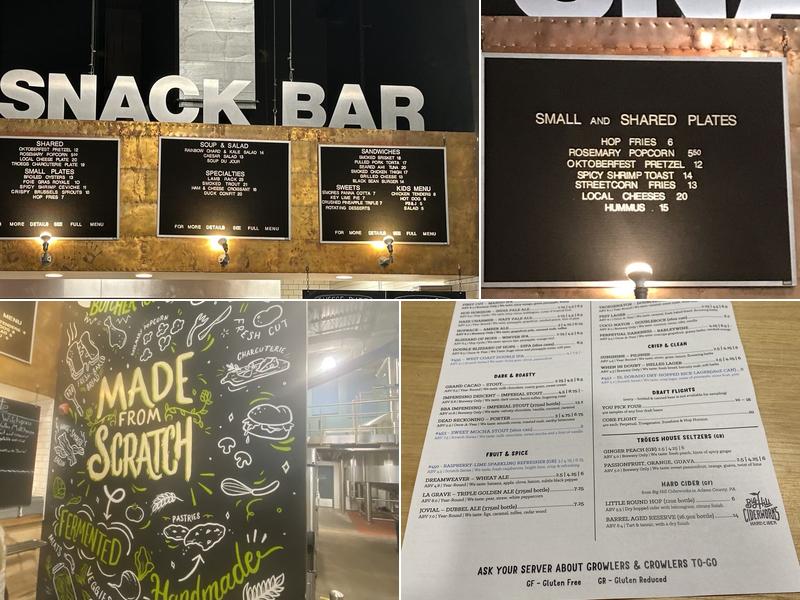 Tröegs Independent Brewing Menu