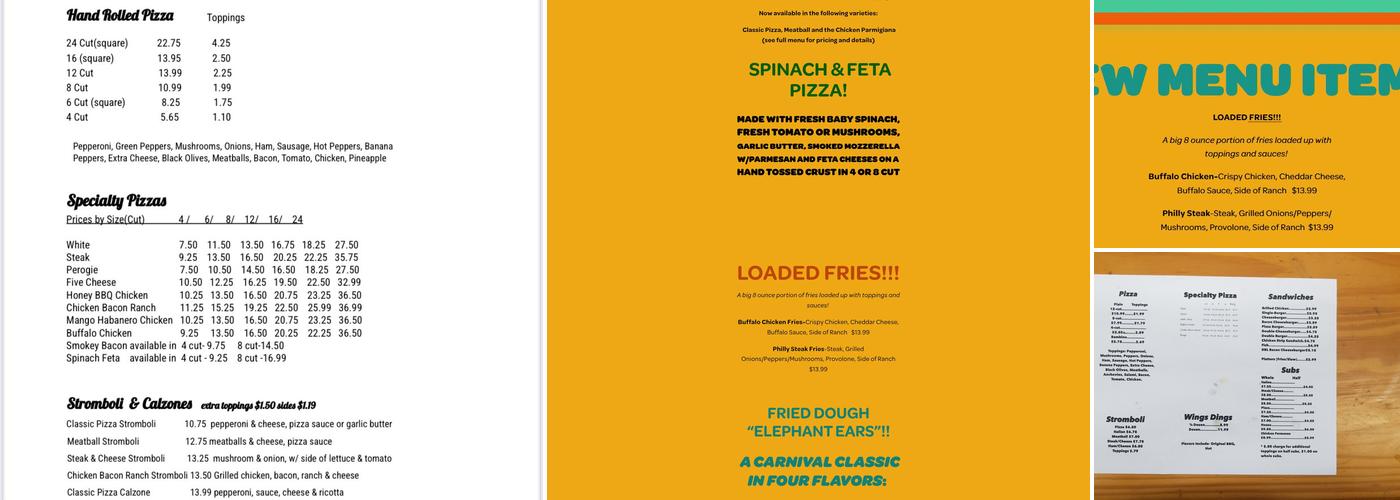 John's Pizzeria Menu