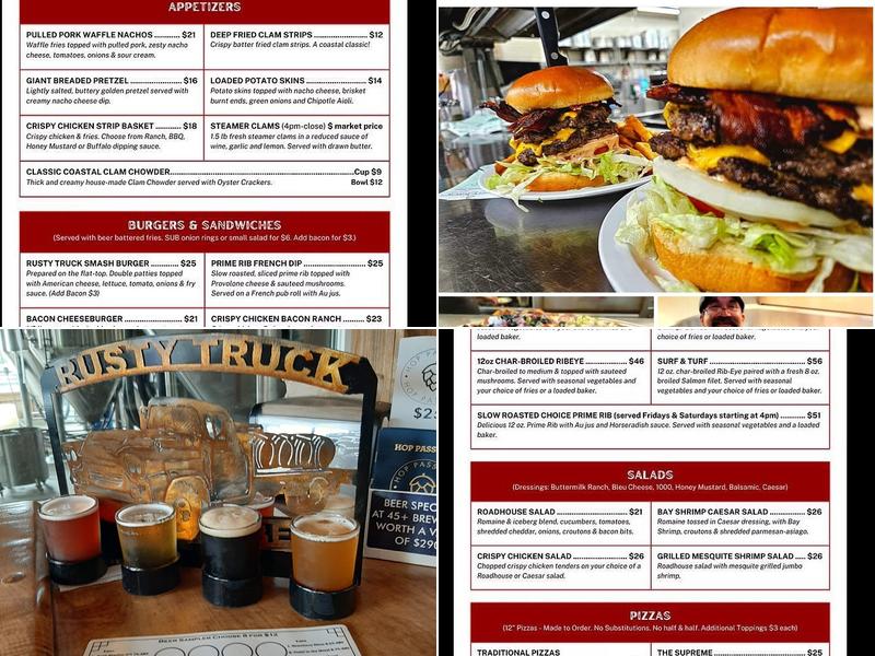 Rusty Truck Brewing Co Menu