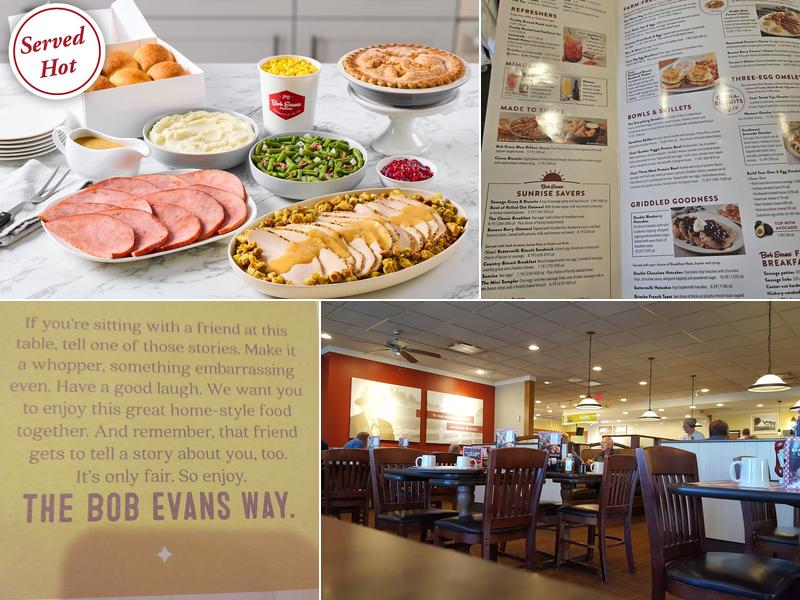 Bob Evans Menu