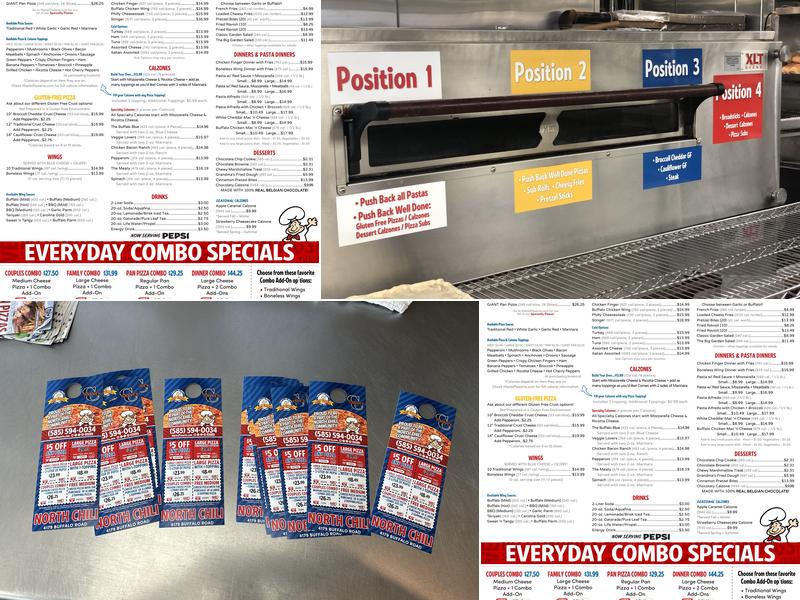 Mark's Pizzeria Menu