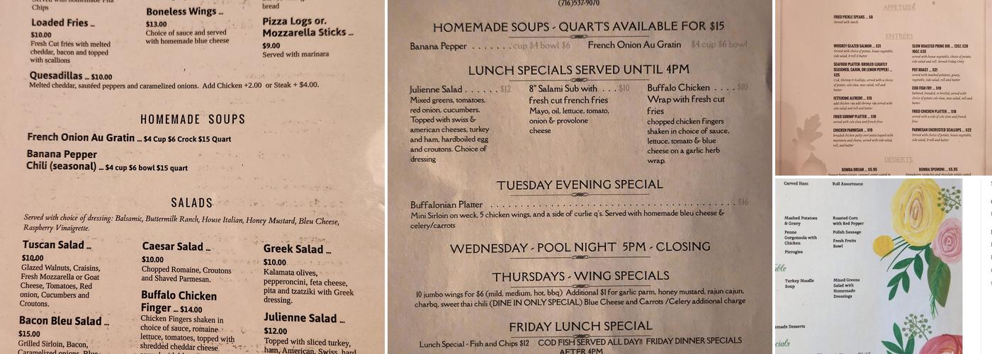 Holland Willows Menu