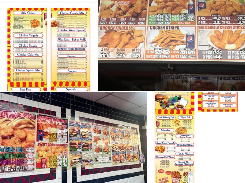 Kennedy Fried Chicken HALAL Menu