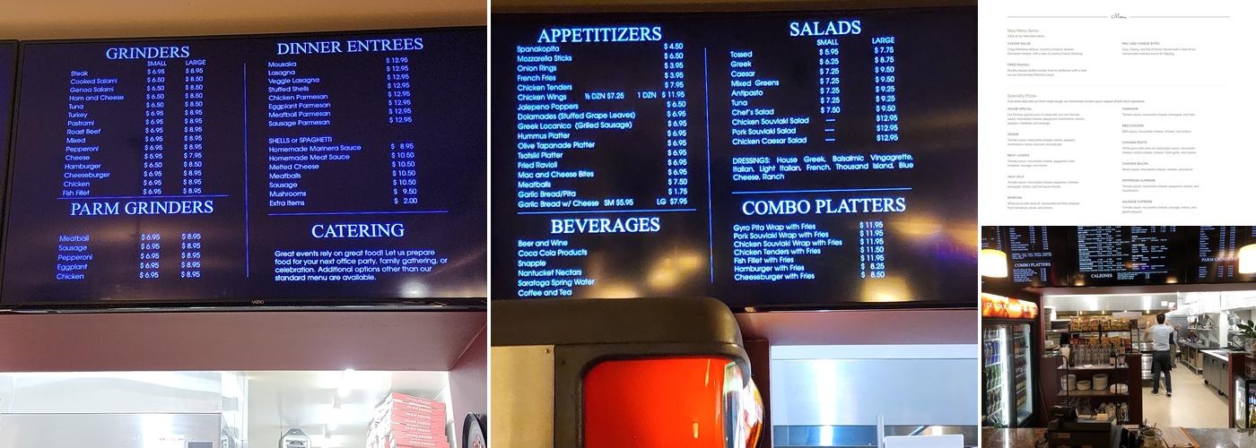 Great Barrington Pizza House Menu