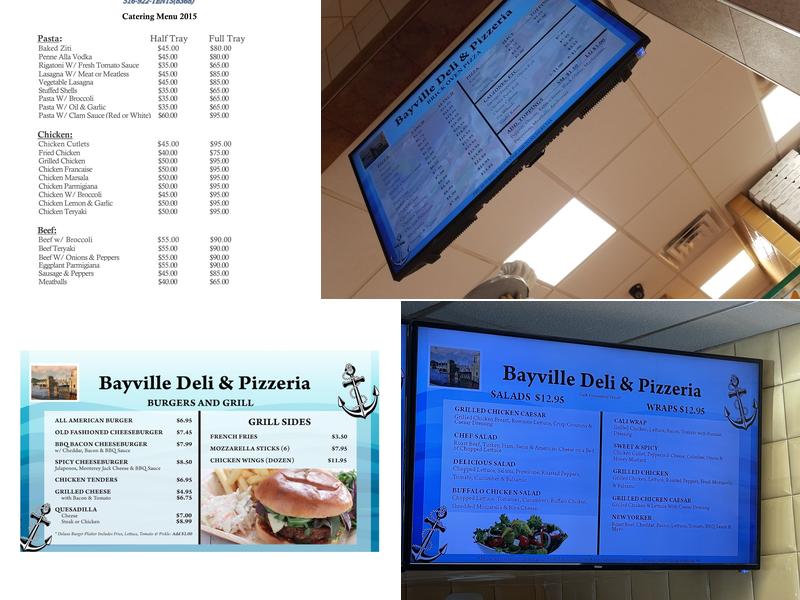 Bayville Deli Menu