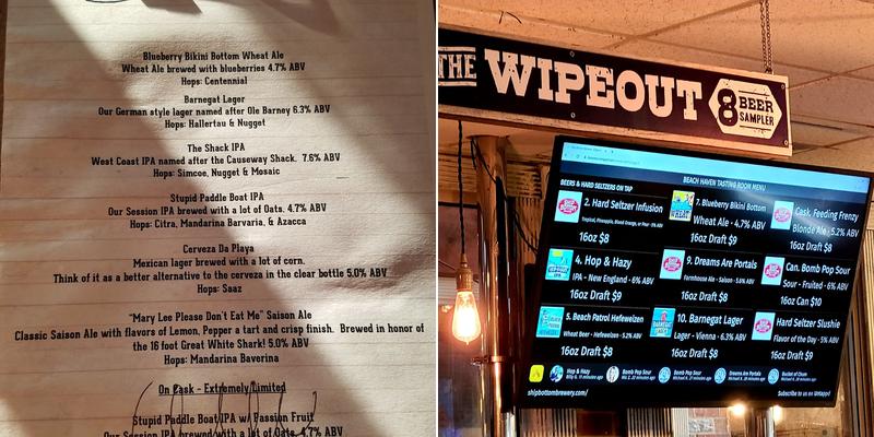 Bay Village/Schooners Wharf Menu