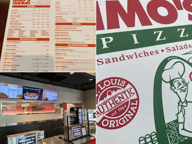 Imo's Pizza Menu