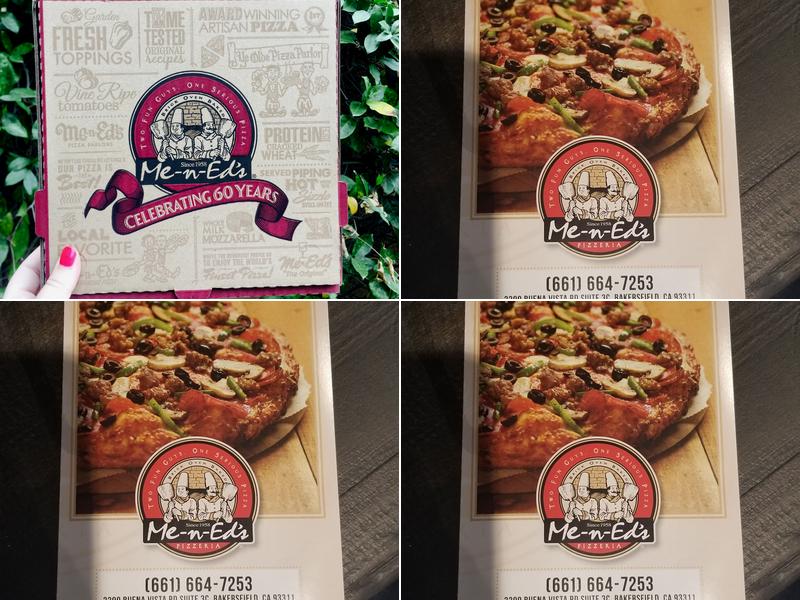 Me-n-Ed's Pizza Menu