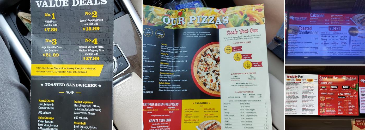 Godfather’s Pizza Express Menu