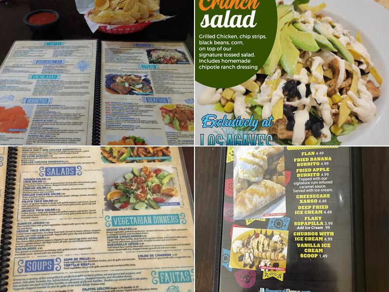 Los Agaves Grill Menu