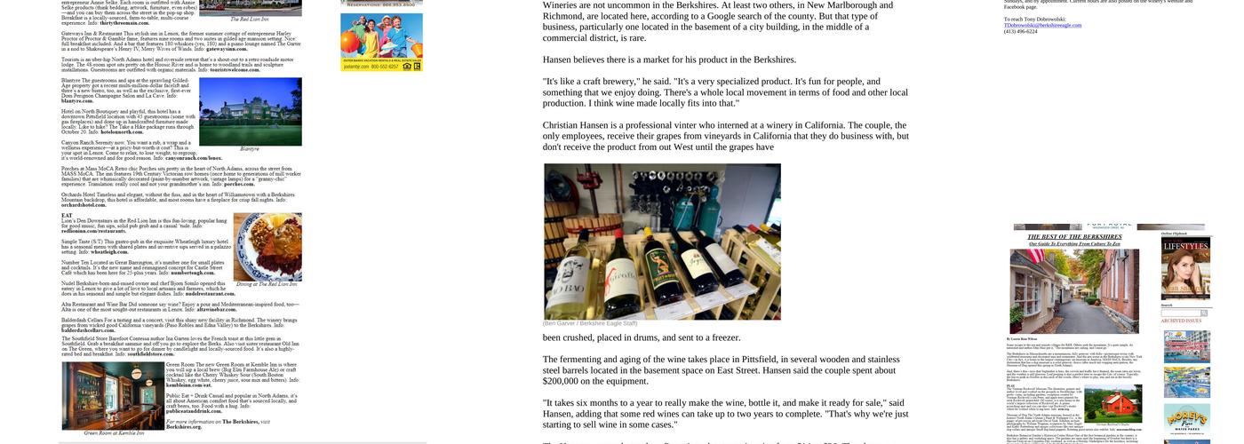 Balderdash Cellars Menu