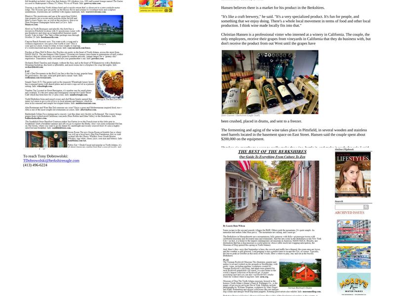 Balderdash Cellars Menu