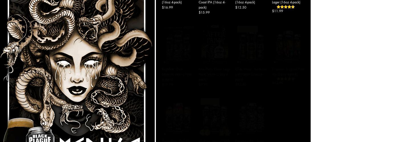 Black Plague Brewing Menu