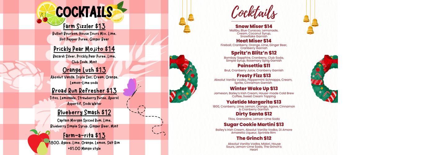 The Farm Brewery at Broad Run Menu