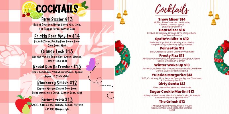 The Farm Brewery at Broad Run Menu