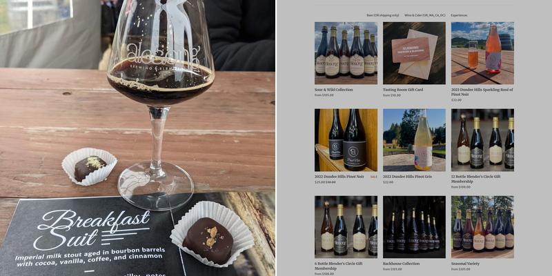 Alesong Brewing & Blending Menu