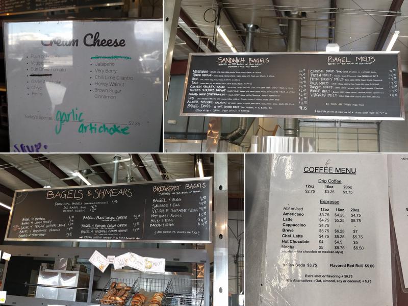 Bagel Sphere Menu