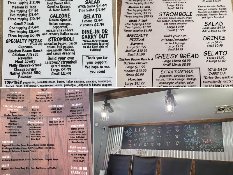 Pizza Corral Menu