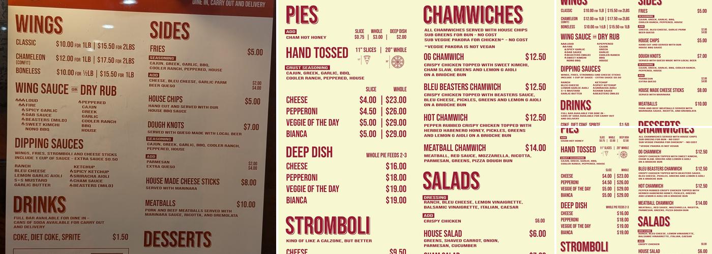 Chameleon Menu