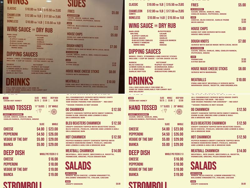Chameleon Menu