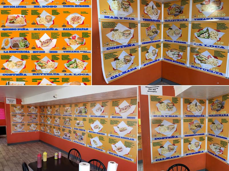 Hamburguesas Don Jesús Menu