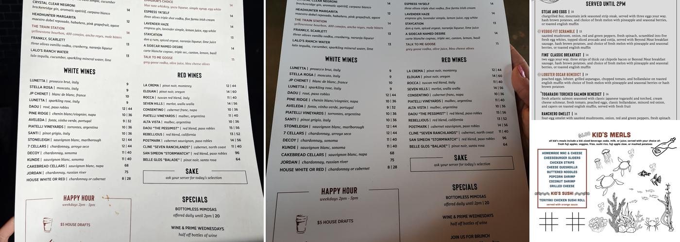 Smokin Fins - Highlands Ranch Menu