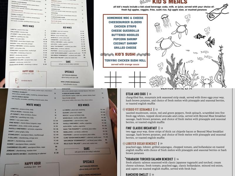 Smokin Fins - Highlands Ranch Menu