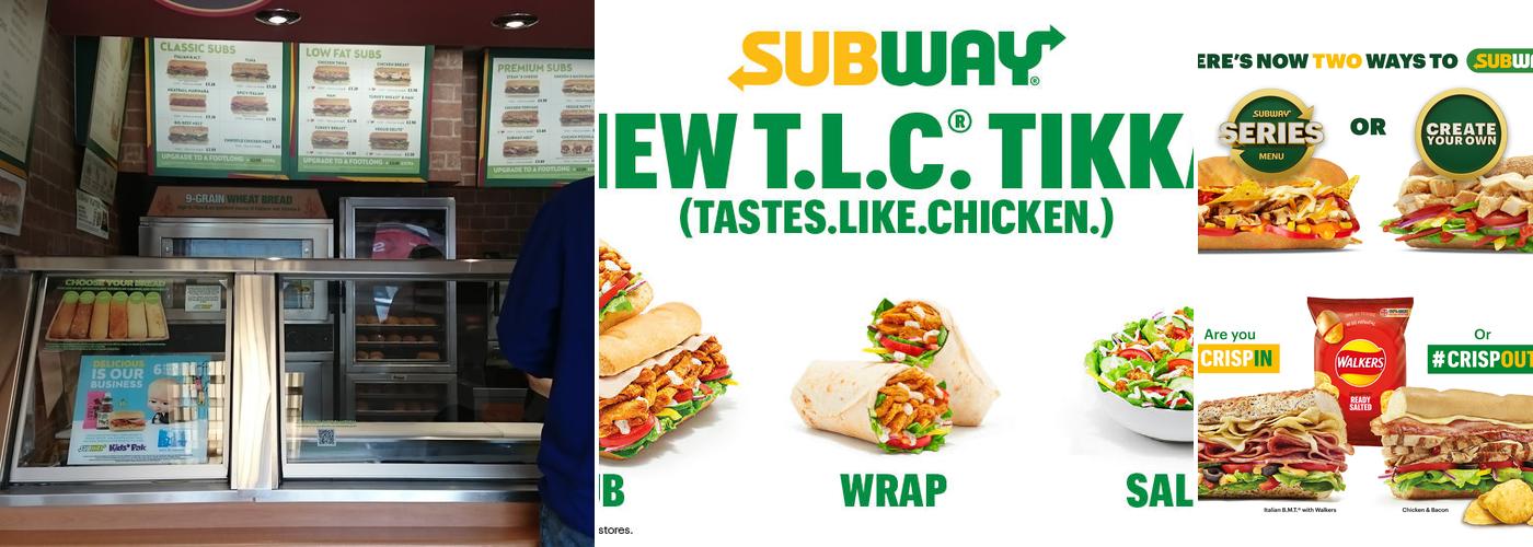 Subway Menu