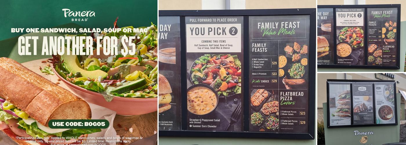 Panera Bread Menu