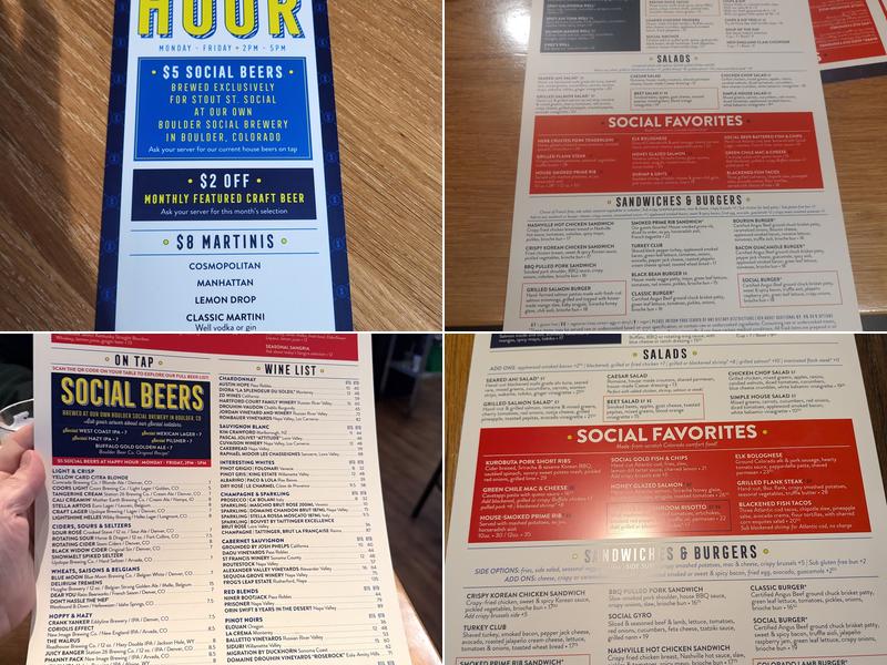 Stout Street Social Menu