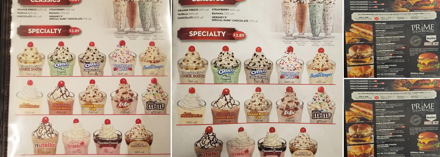 Steak 'n Shake Menu