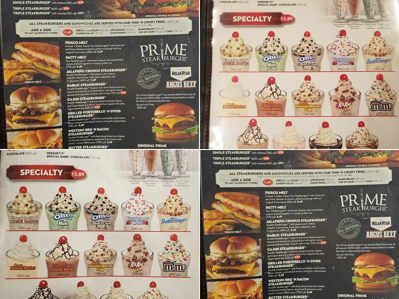 Steak 'n Shake Menu