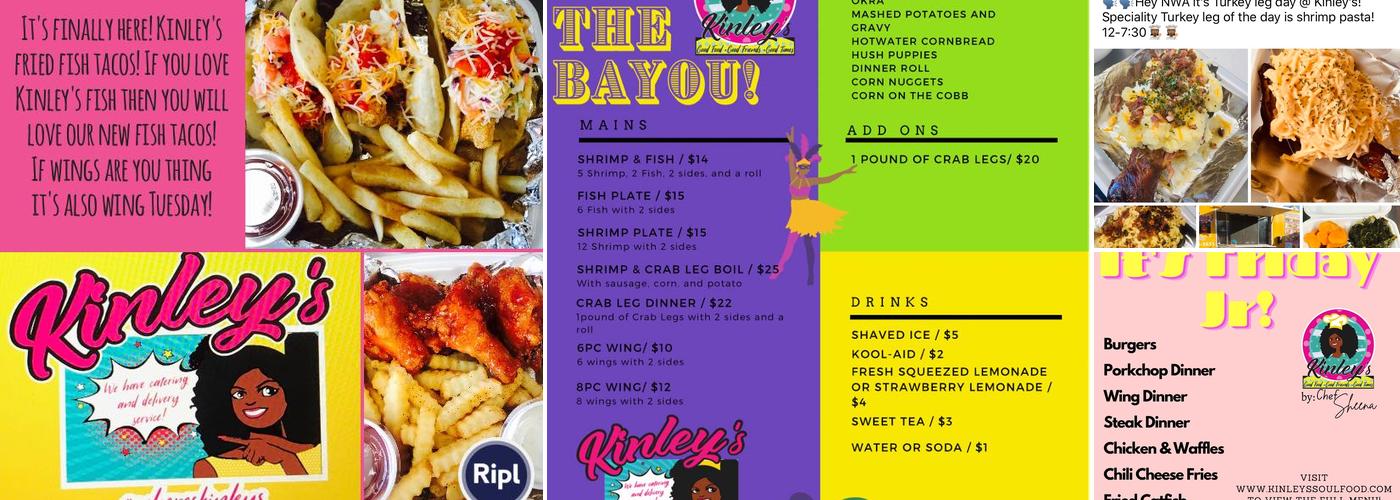 Kinley's American Bistro Menu