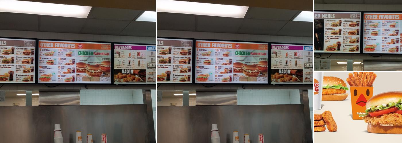 Burger King Menu
