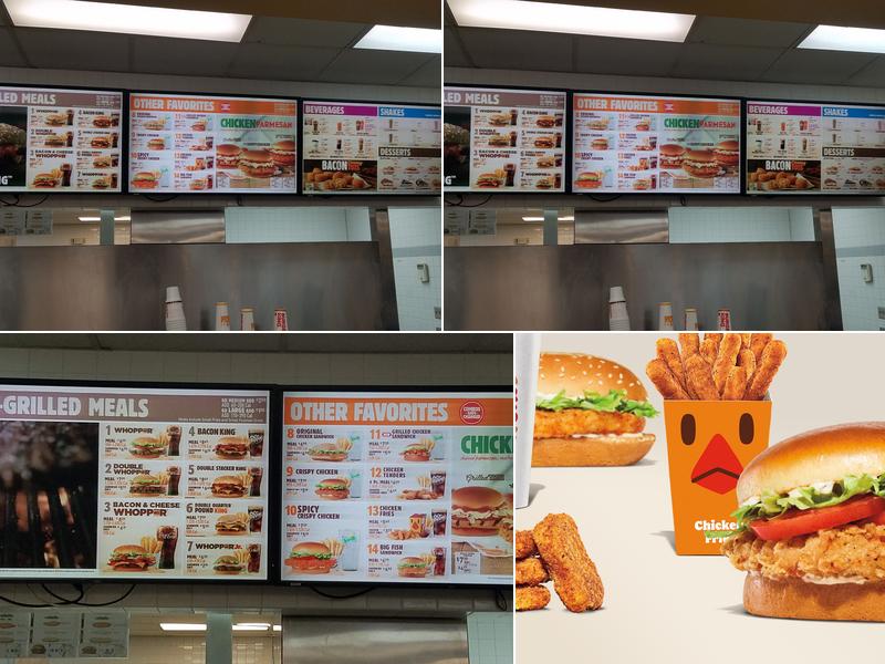 Burger King Menu
