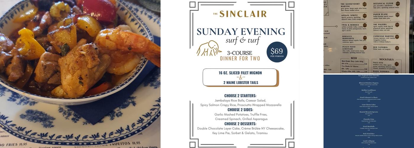 The Sinclair Menu