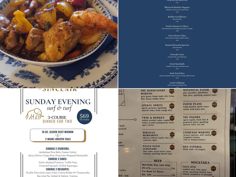 The Sinclair Menu