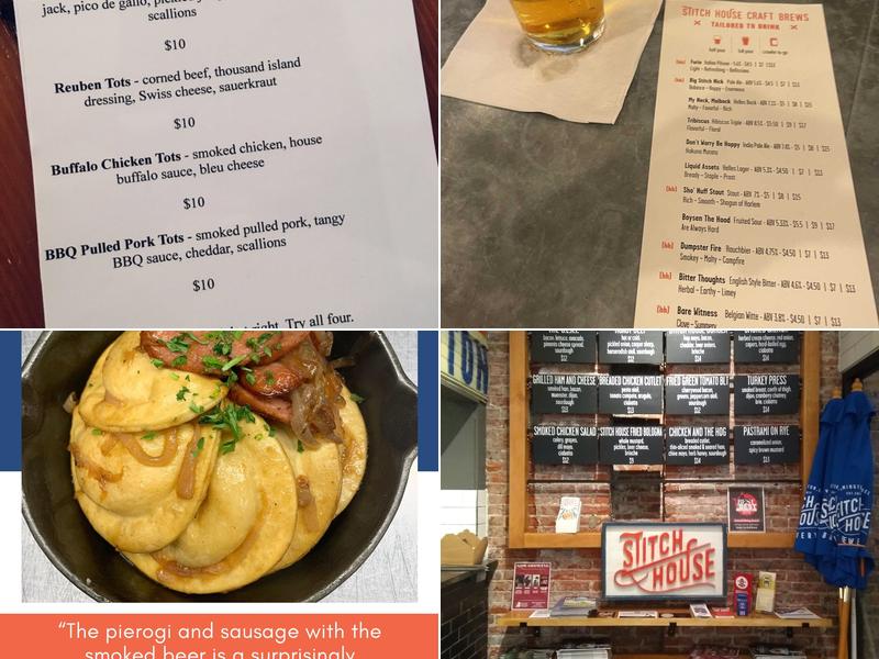 Stitch House Brewery Menu